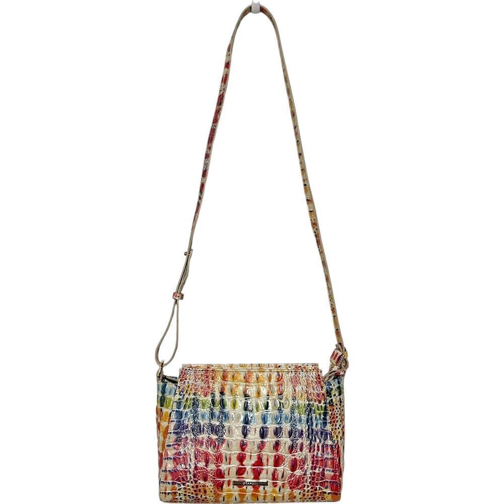 BRAHMIN Melbourne Leather Hillary Crossbody In Celebrate